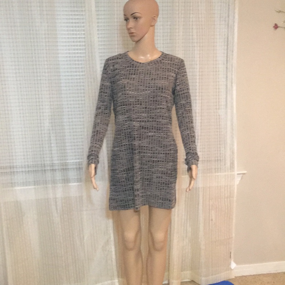 Gray and black Tunic